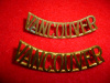 M22 - The Vancouver Regiment Shoulder Title, 1925